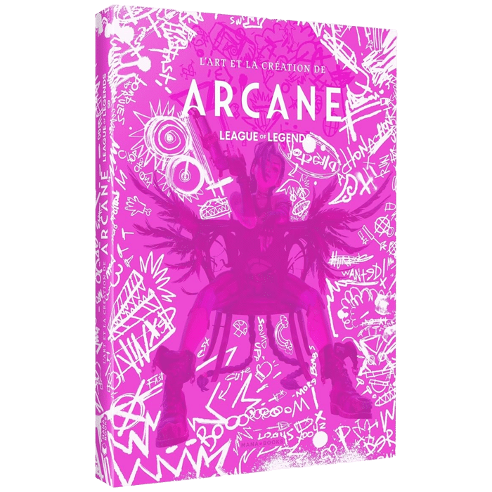 artbook lart et la creation de arcane visuel produit