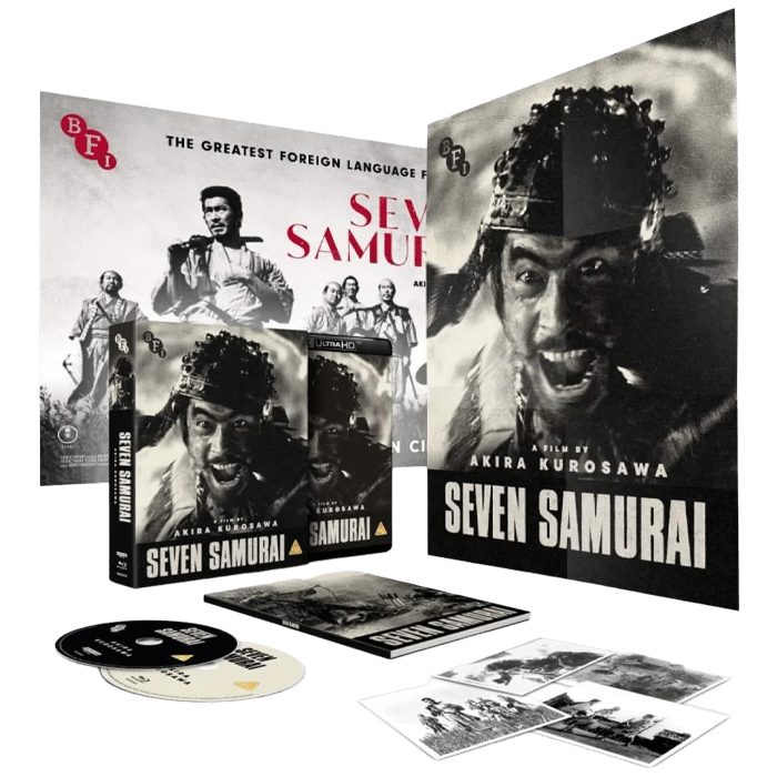 les 7 samourais blu ray 4k visuel produit
