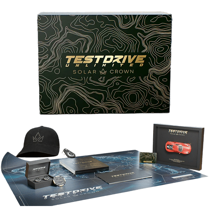 test drive unlimited solar crown collector sans jeu visuel produit