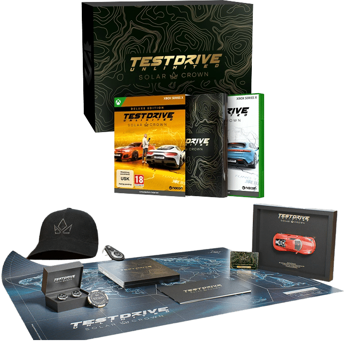 test drive unlimited solar crown collector xbox series x visuel produit