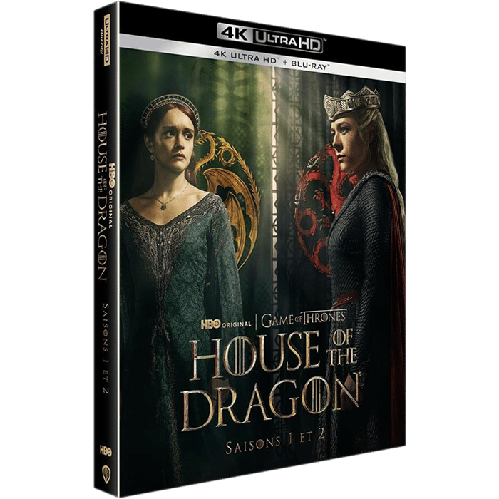 House Of The Dragon Saisons 1 et 2 Blu Ray 4K visuel provisoire produit