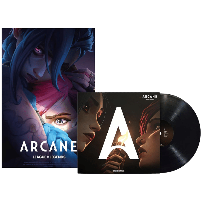 vinyle arcane saison 1 avec poster visuel produit