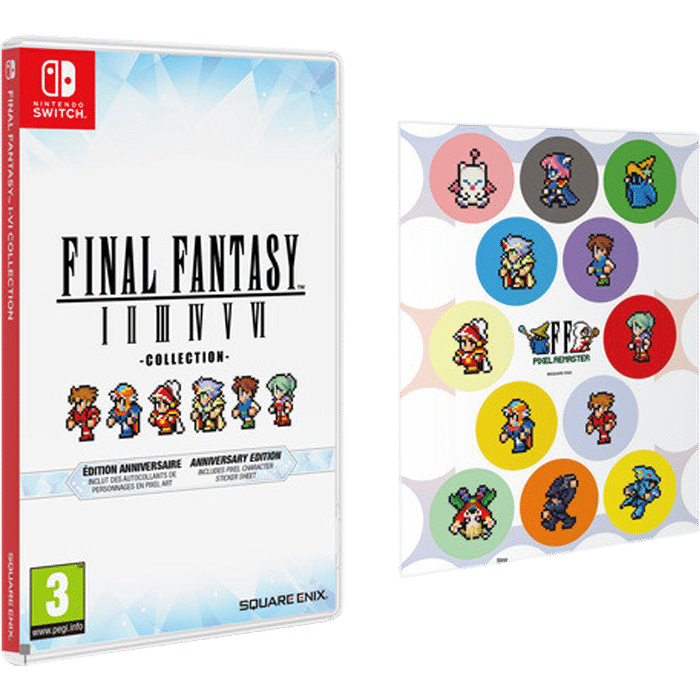 Final Fantasy I VI Collection Edition Anniversaire switch visuel produit
