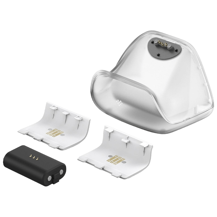 chargeur manette sans fil xbox blanc visuel produit