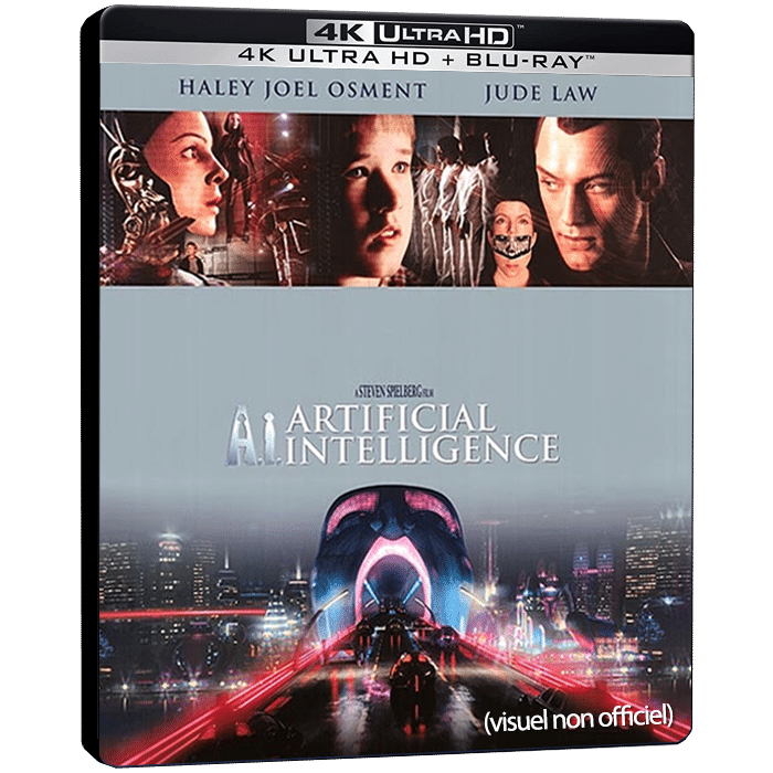 intelligence artificielle 4k steelbook visuel produit