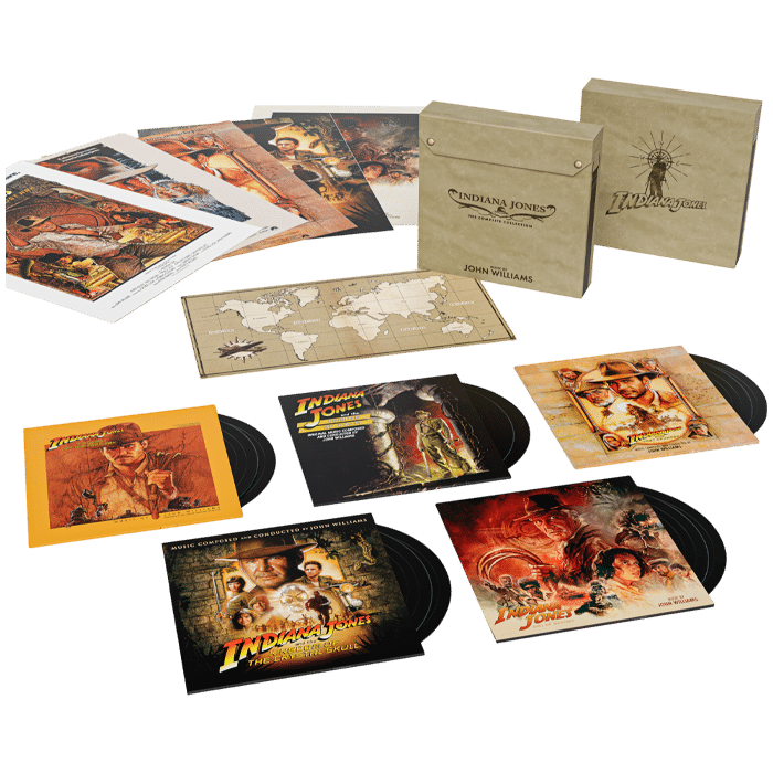coffret vinyles indiana jones complete collection limitee visuel produit