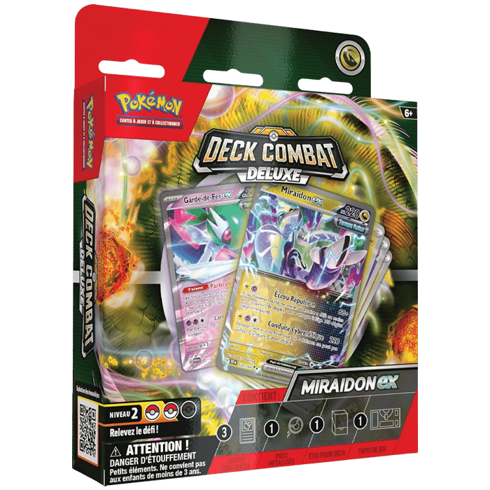 Deck Combat Deluxe Miraidon ex visuel produit