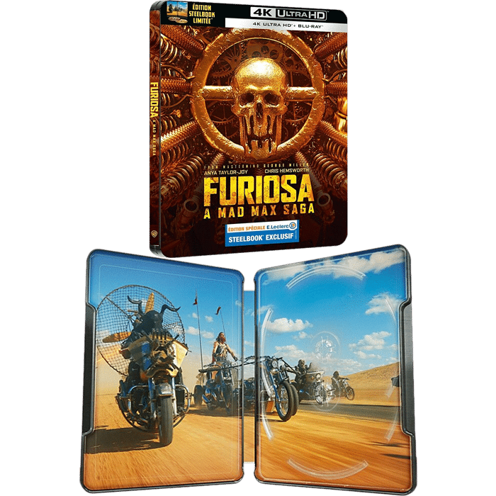 Furiosa 4K Steelbook Edition Leclerc v2 visuel produit
