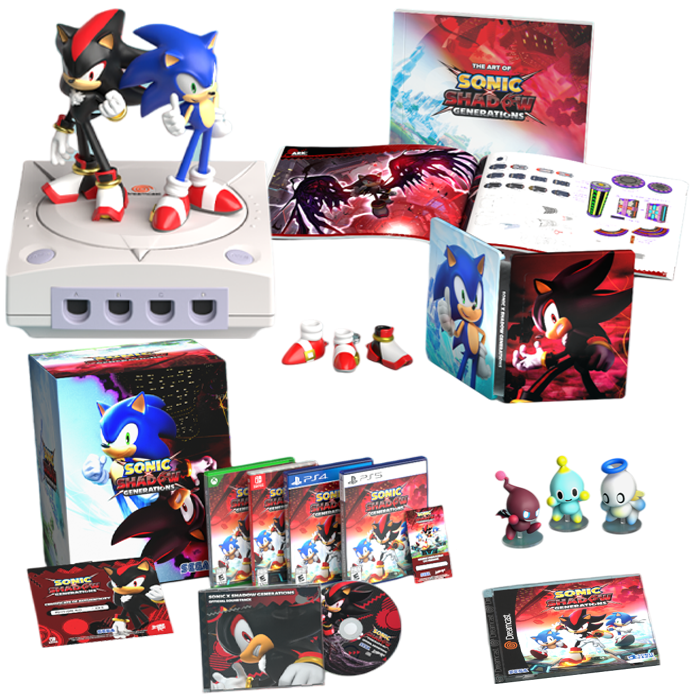 sonic x shadow generations collector ps5 ps4 switch xbox visuel produit