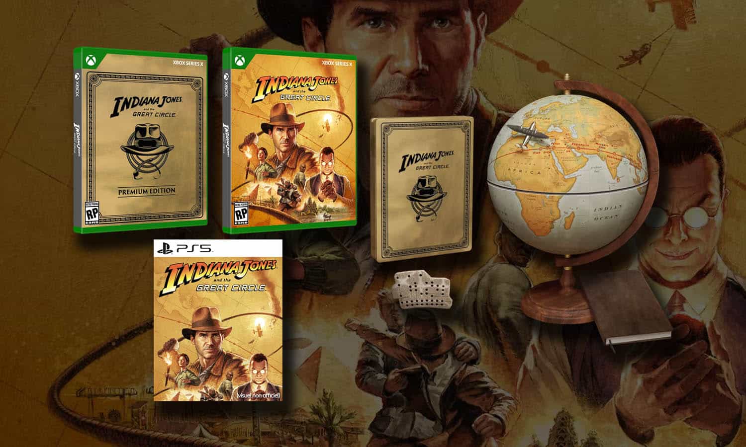 SLIDER Indiana Jones et le Cercle Ancien le récap des versions physiques