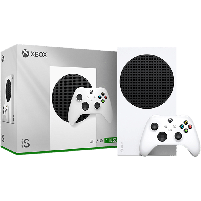 Xbox series S 1 To Robot White packaging visuel produit