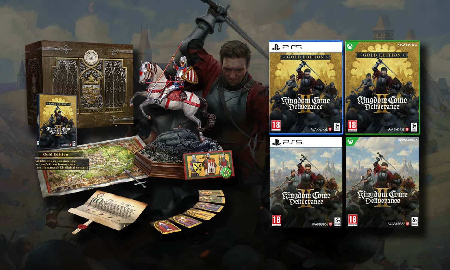 SLIDER Éditions physiques Kingdom Come Deliverance 2 le récap