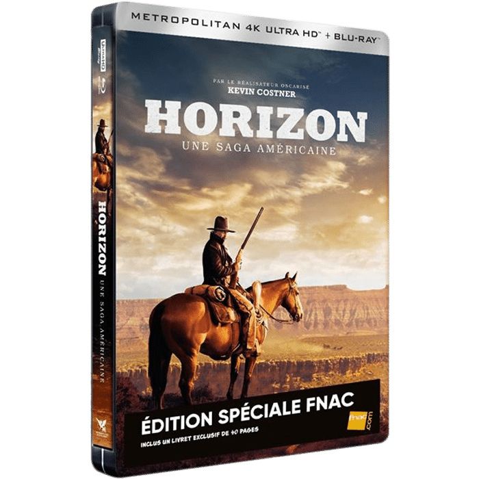 Horizon Une Saga Américaine Chapitre 1 4K Steelbook Fnac visuel definitif produit