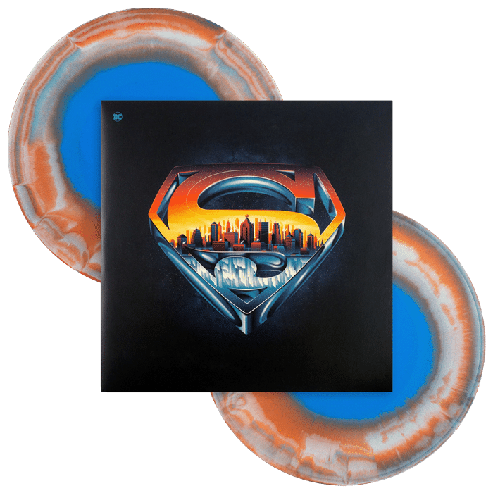 vinyles superman film et roman graphique visuel produit
