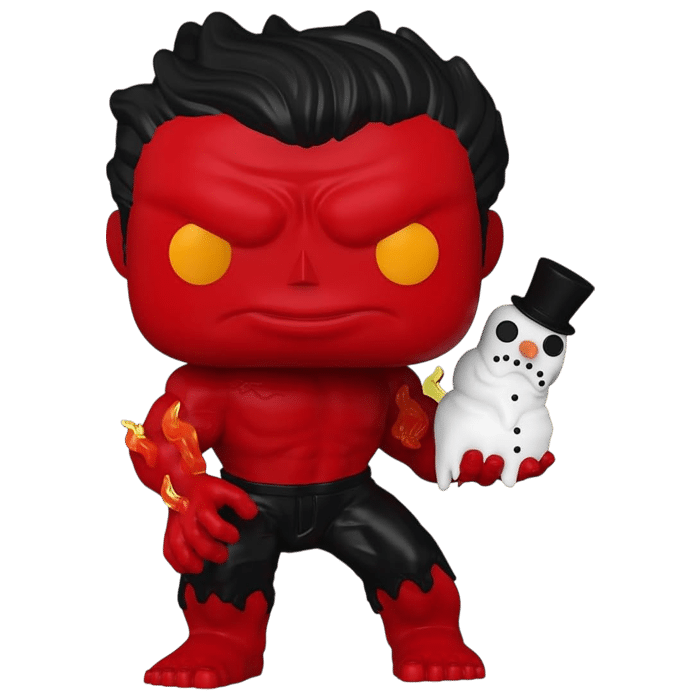 funko pop marvel holiday red hulk visuel produit