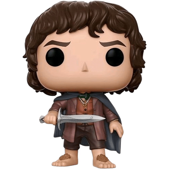 funko pop frodon saquet seigneur des anneaux visuel produit