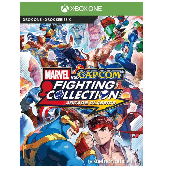 marvel vs capcom fighting collection sur xbox visuel produit