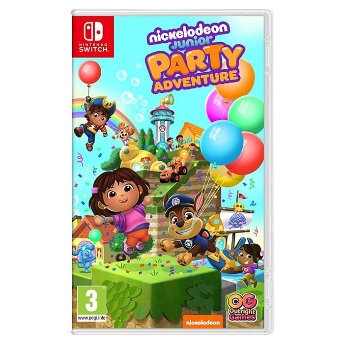 nickelodeon junior party adventure sur switch visuel produit