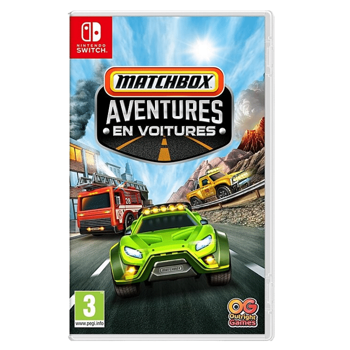 matchbox aventures en voitures sur switch visuel produit