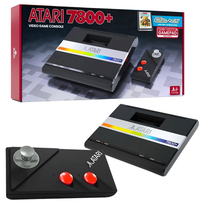 console atari 7800 40 jeux integres visuel produit