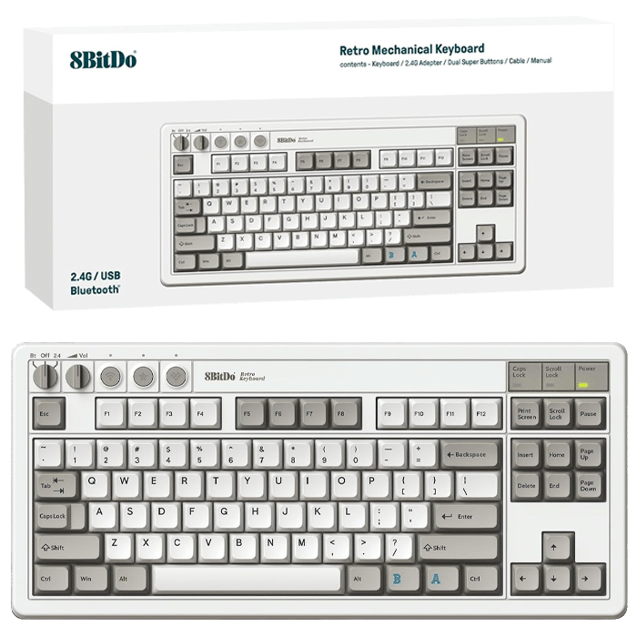 clavier mecanique retro 8bitdo pc visuel produit