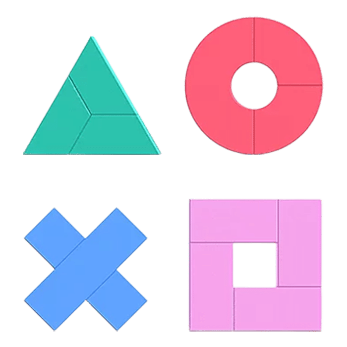 shapes of play create visuel produit