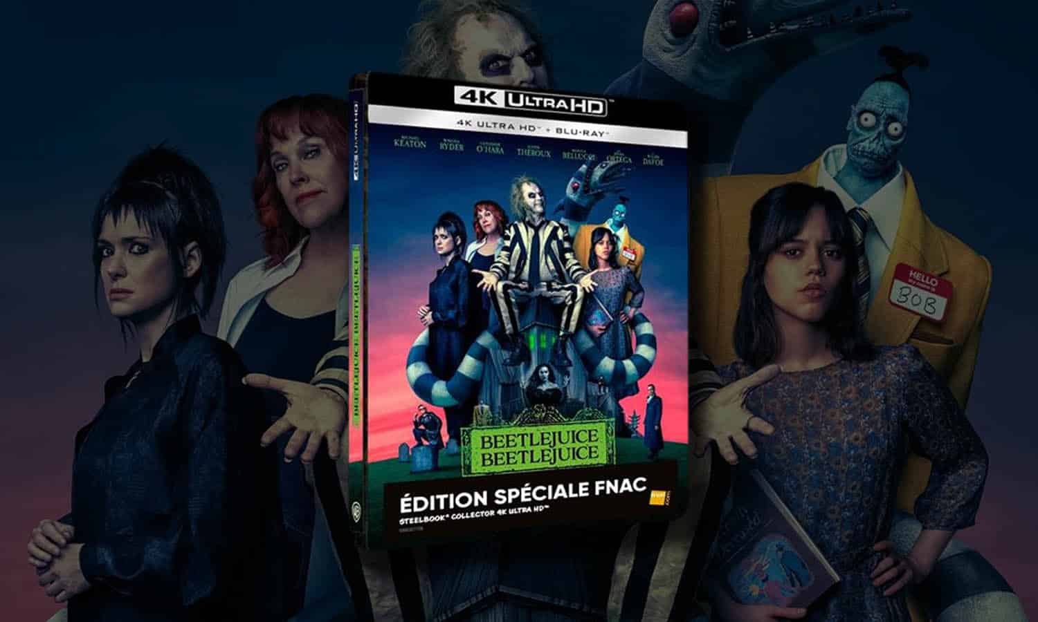 SLIDER Beetlejuice Beetlejuice 4K Steelbook Fnac definitif