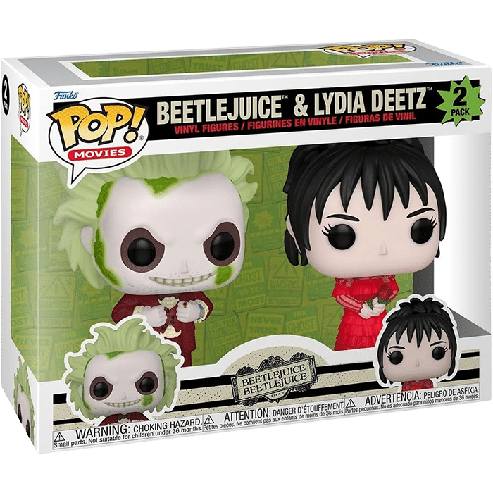 pack funko beetlejuice et lydia deetz visuel produit