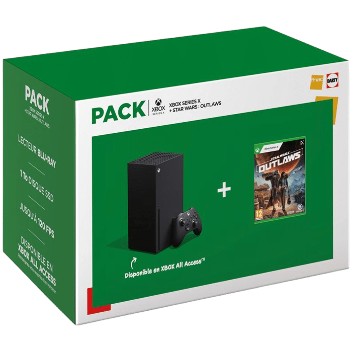 console xbox series x star wars outlaws visuel produit