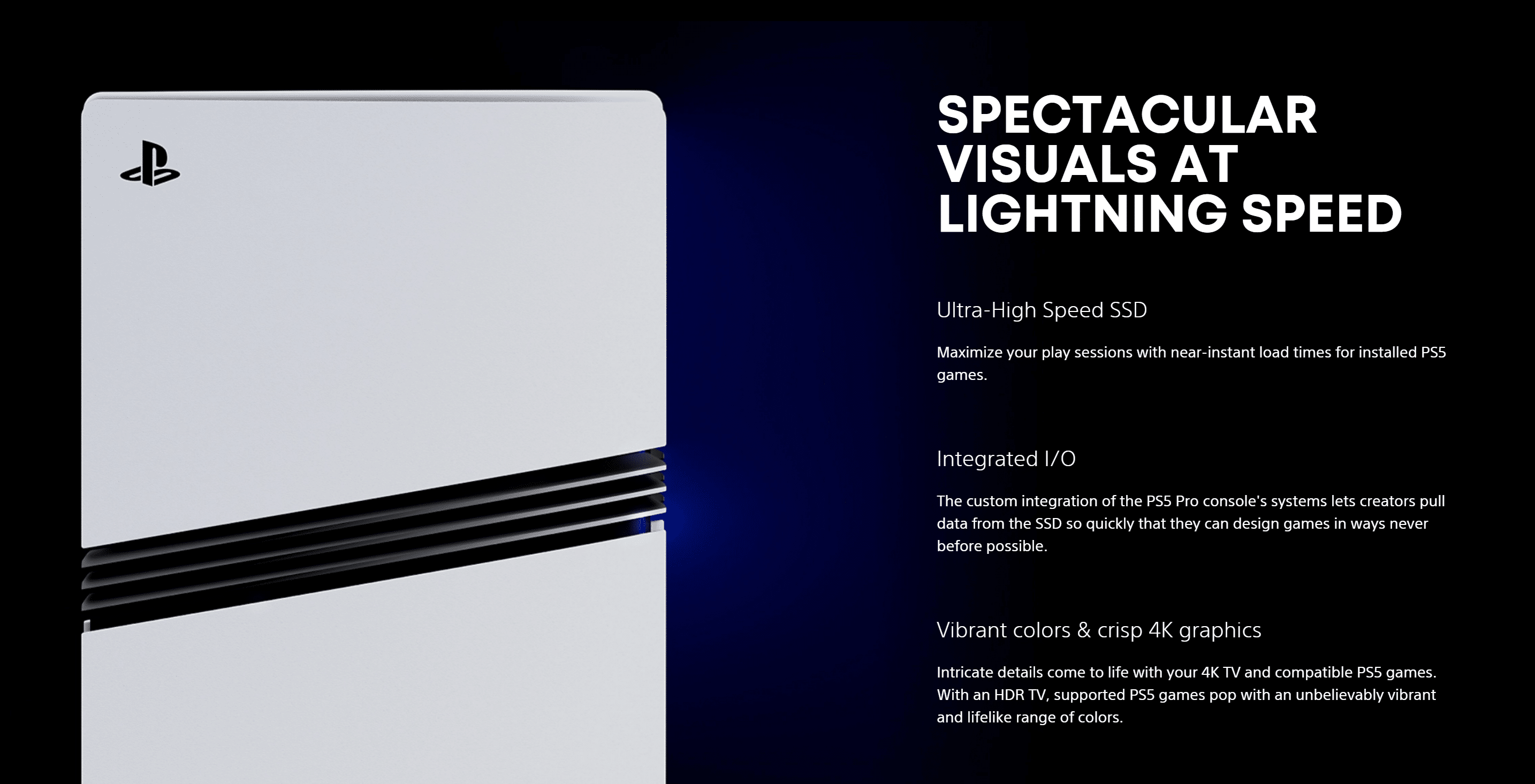 PS5 Pro presentation officielle site