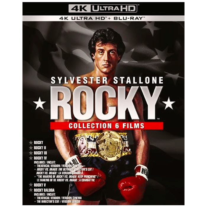 coffret rocky 6 films blu ray 4k visuel produit