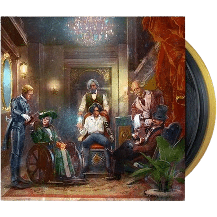 vinyle lies of p noir et or visuel produit