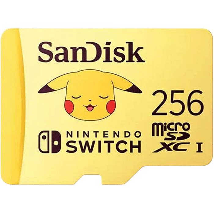 carte micro sdxc 256 go pikachu visuel produit