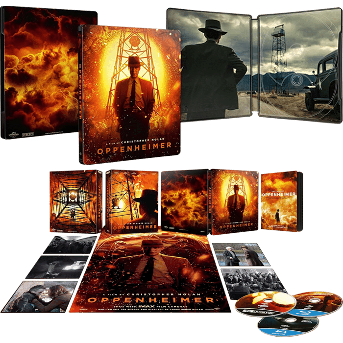 oppenheimer 4k steelbook collector visuel produit