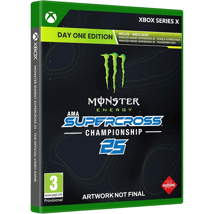 monster energy supercross 25 xbox series x visuel produit
