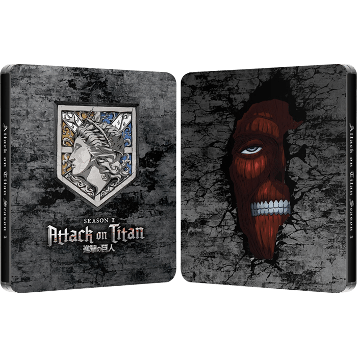 l'attaque des titans saison 1 blu ray steelbook visuel produit