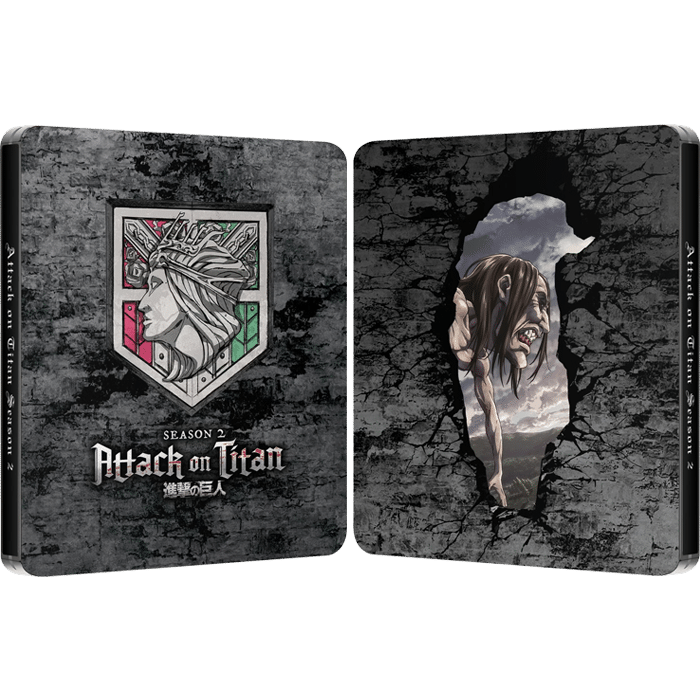 l'attaque des titans saison 2 blu ray steelbook visuel produit