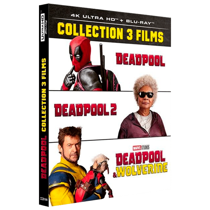 deadpool collection 3 films blu ray 4k visuel produit
