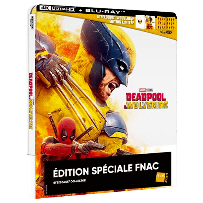 deadpool wolverine 4k steelbook fnac visuel def produit