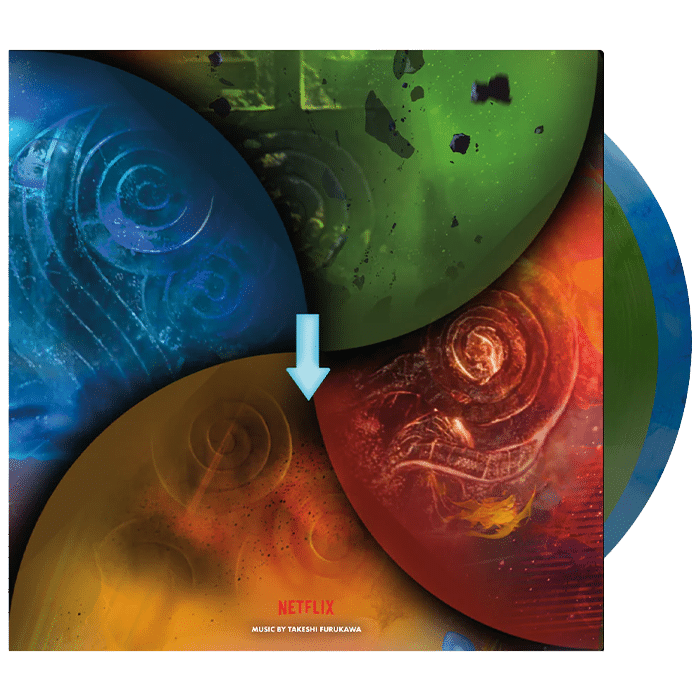 vinyles avatar the last airbender colores visuel produit
