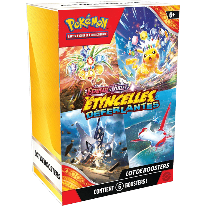 Pack 6 Boosters étincelles déferlantes EV08 produit