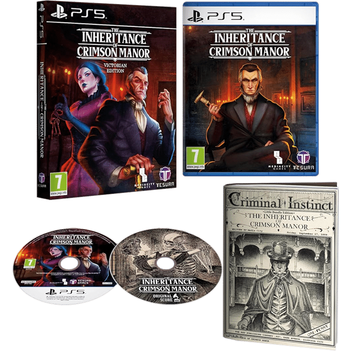 The Inheritance of Crimson Manor Victorian Edition PS5 produit