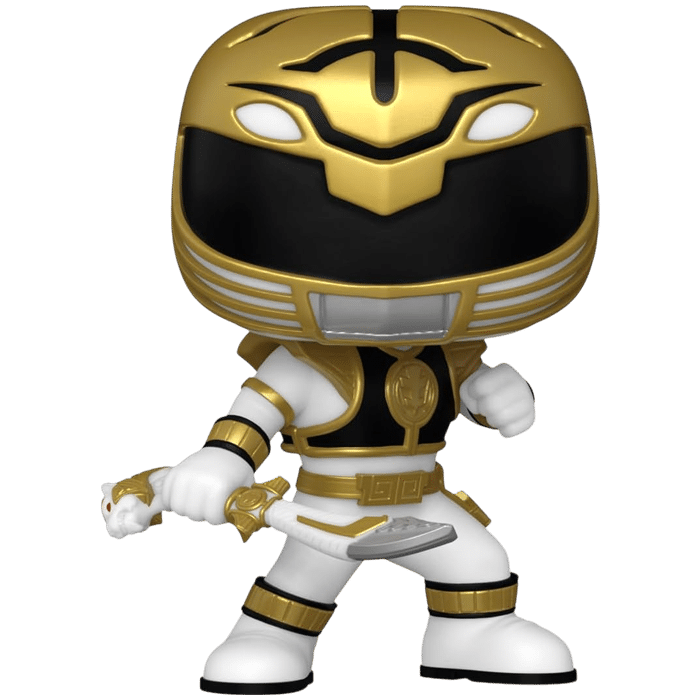 funko pop tv power rangers white 30e visuel produit