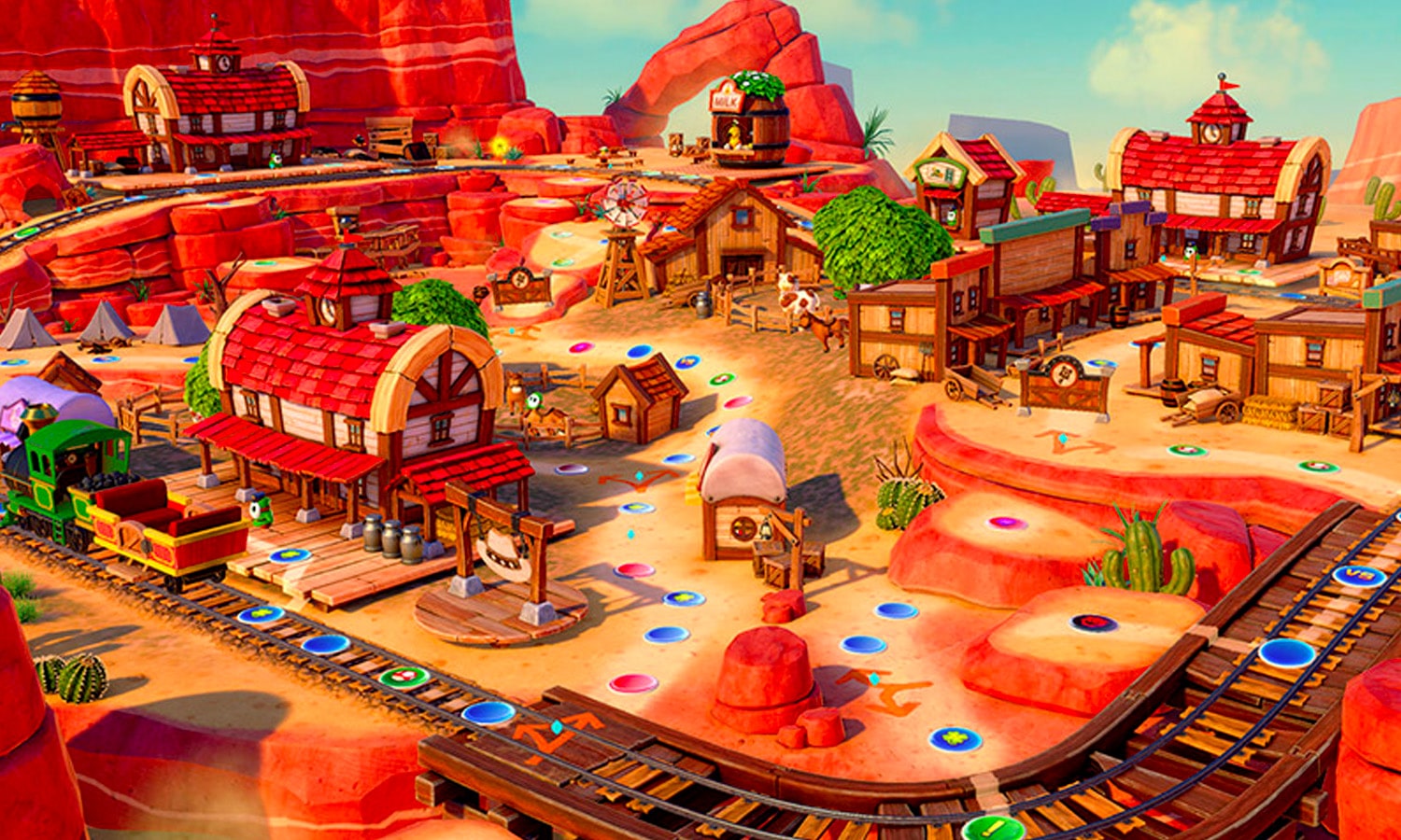plateau couleurs mario party jamboree slider