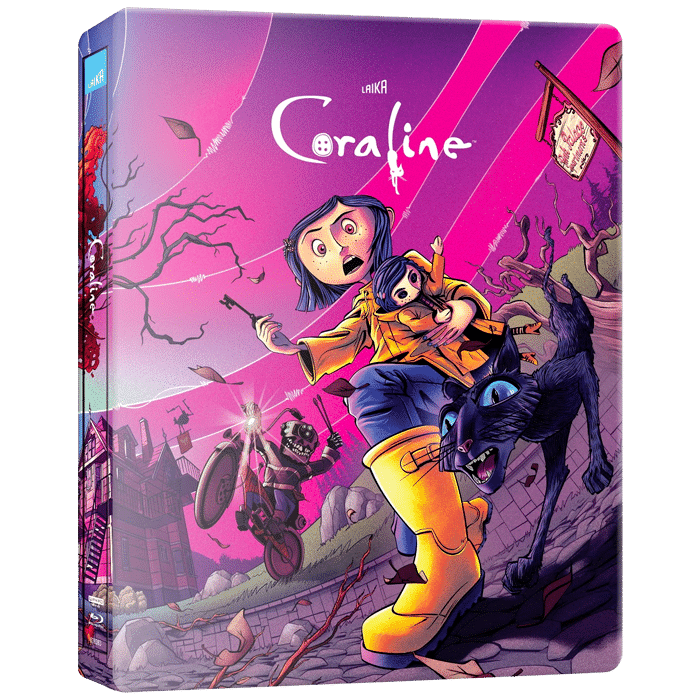 Coraline Blu Ray 4K Steelbook produit