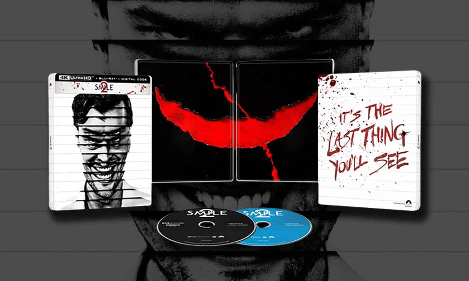 SLIDER Smile 2 Blu Ray 4K Steelbook USA
