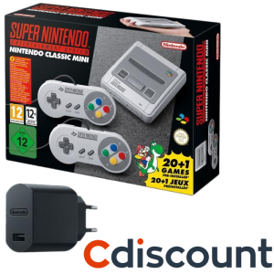 pack snes mini adaptateur secteur usb