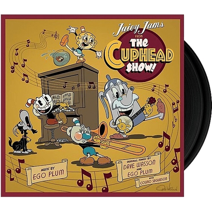 vinyle the cuphead show visuel produit