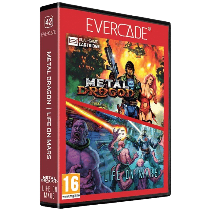 evercade 42 metal dragon life on mars visuel produit