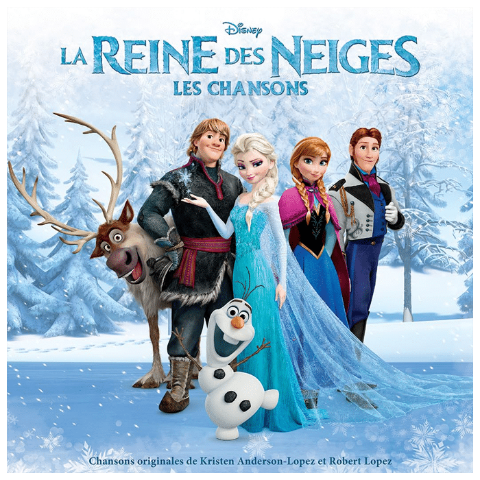 vinyle la reine des neiges les chansons visuel produit